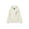 Loose Fit Warm Fleece Jacket “Black Tan White Purple”