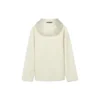 Loose Fit Warm Fleece Jacket “Black Tan White Purple”
