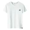 Loose Printing Casual Sports Tops Short Sleeve t White