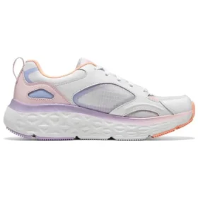Max Cushioning Delta Running Shoes “White Orange Purple”
