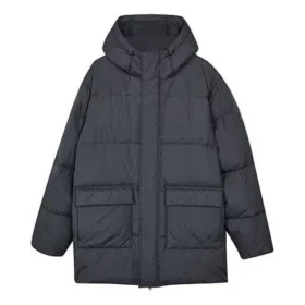 Medium-Length Down Jacket “Black”
