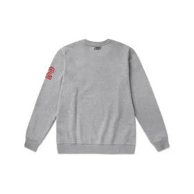 Men”s Skechers Alphabet Printing Knit Pullover Gray
