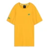 Men”s Skechers Alphabet Printing Knit Short Sleeve Yellow