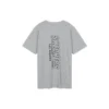 Men”s Skechers Knit Round Neck Short Sleeve Gray