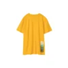 Men”s Skechers Loose Printing Breathable Short Sleeve t Yellow