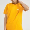 Men”s Skechers Loose Printing Breathable Short Sleeve t Yellow