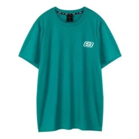 Men”s Skechers Printing S Knit Short Sleeve Green