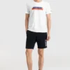 Men”s Skechers Printing Short Sleeve t White