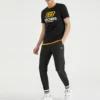 Men”s Skechers Round Neck Short Sleeve Black
