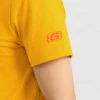 Men”s Skechers Sports Alphabet Printing Short Sleeve Gold Color