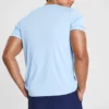Men”s Skechers Training Running Sports Knit Short Sleeve Blue