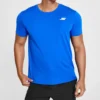 Men”s Skechers Training Running Sports Knit Short Sleeve Blue