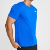 Men”s Skechers Training Running Sports Knit Short Sleeve Blue