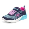 Microspec Rejoice Racer Athletic Sneakers “Black Blue Pink”