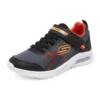 Microspec – Zovox Athletic Sneaker “Black Grey Red”