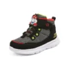 Microspec Zovox Blended Velcro Shoes “Black Grey Red”