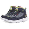 Microspec Zovox Blended Velcro Shoes “Navy Grey”