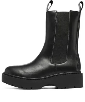 Mid Top Slip On “Black”
