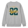 Number Printed Crew Sweatshirt “Grey Black White”