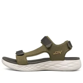 On The Go 600 Velcro Olive Green Sandals