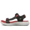 On The Go 600 Velcro Sandals Black/Red