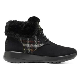 On-the-Go Joy Boots “Black White Red”