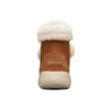 On-The-Go Joy Pompom Snow Boots “Brown White”