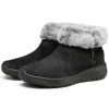On-The-Go Joy Snow Boots Fur “Black White”