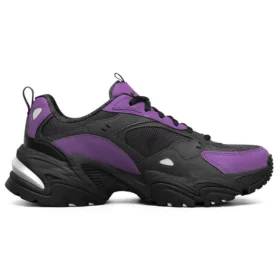 One Punch Man x Skechers Stamina V2 Low-Top Running Shoes Black/Purple