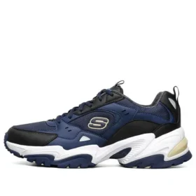 One Punch Man x Skechers Stamina V2 Low-Top Running Shoes Blue/Black