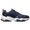 One Punch Man x Skechers Stamina V2 Low-Top Running Shoes Blue/Black