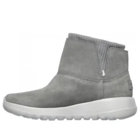 One The Go Socks Stitching Short Boots “Dark Grey”