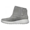 One The Go Socks Stitching Short Boots “Dark Grey”