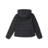 Packable Hooded Down Jacket “White Black”