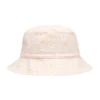 Reservible Bucket Hat “Pink White”