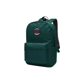 Retro Student Zipper Fabric Backpack “Green”