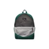 Retro Student Zipper Fabric Backpack “Green”