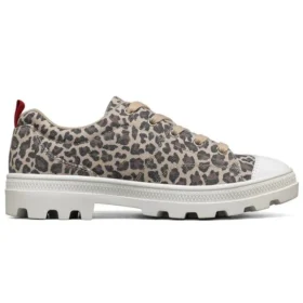 Roadies Low-Top Canvas Shoe Leopard/Grey