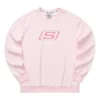 S Letter Crew Sweater “Pink”