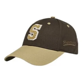S Letter Embroidery Baseball Cap “Brown Tan”