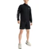 S Letter Printed Sun Protective Jacket “Black White”