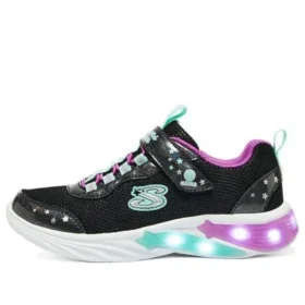 S Lights: Glow-Brites Shoes “Black Purple Green”