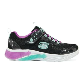 S Lights: Glow-Brites Shoes “Black Purple Green”