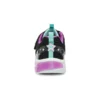S Lights: Glow-Brites Shoes “Black Purple Green”