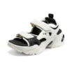 Sandal “White Black”