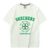 Short Sleeve Graphic T-Shirt “White Green”