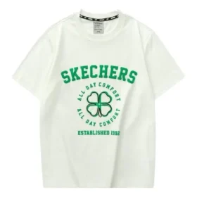 Short Sleeve Graphic T-Shirt “White Green”