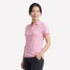 Short Sleeve On The Green Striped Polo
