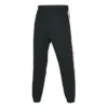 Side Striped Elastic Waist Tapered Casual Pants “Black”