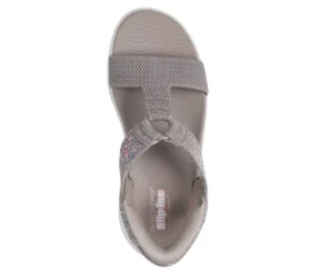 Skechers Slip-ins: GO WALK Massage Fit Sandal – Confetti Sky